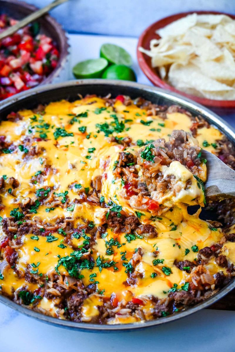 Cheesy Taco Skillet