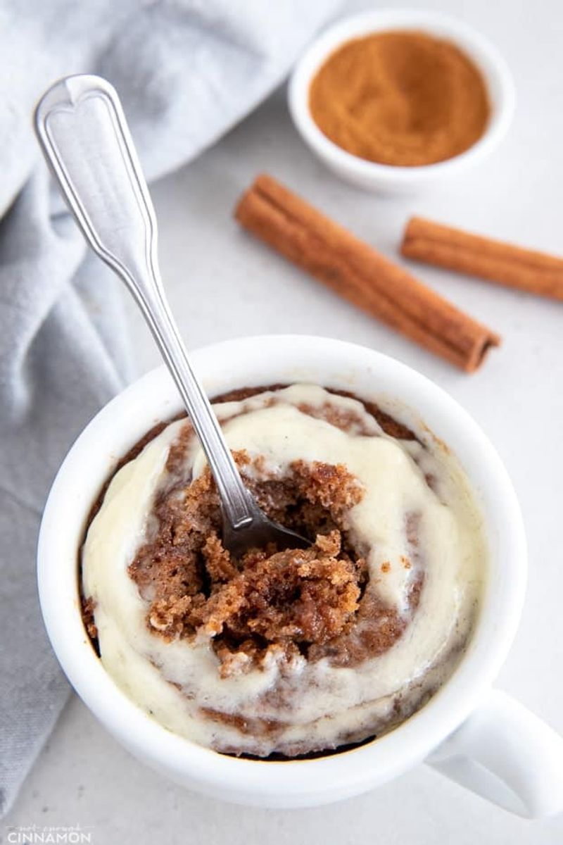 Gluten-Free Cinnamon Roll Mug Cake