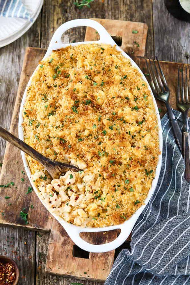 Vegan Mac And Cheese Casserole