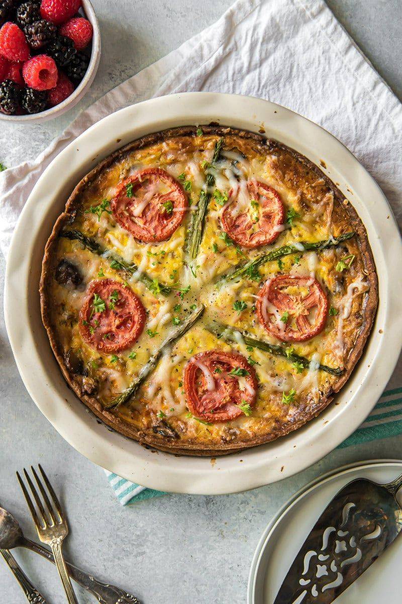 Garden Veggie Quiche