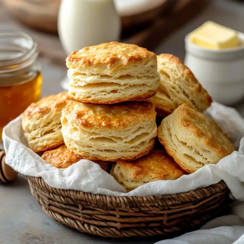 Buttermilk Biscuits With Honey Butter