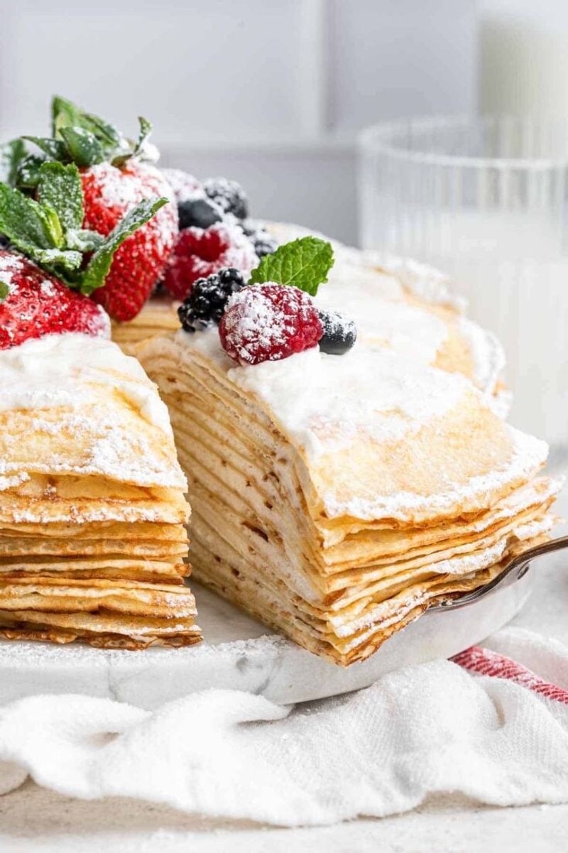 Breakfast Crêpe Cake