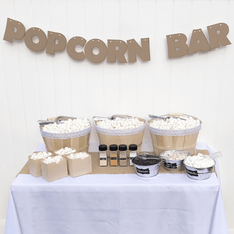 Gourmet Popcorn Station