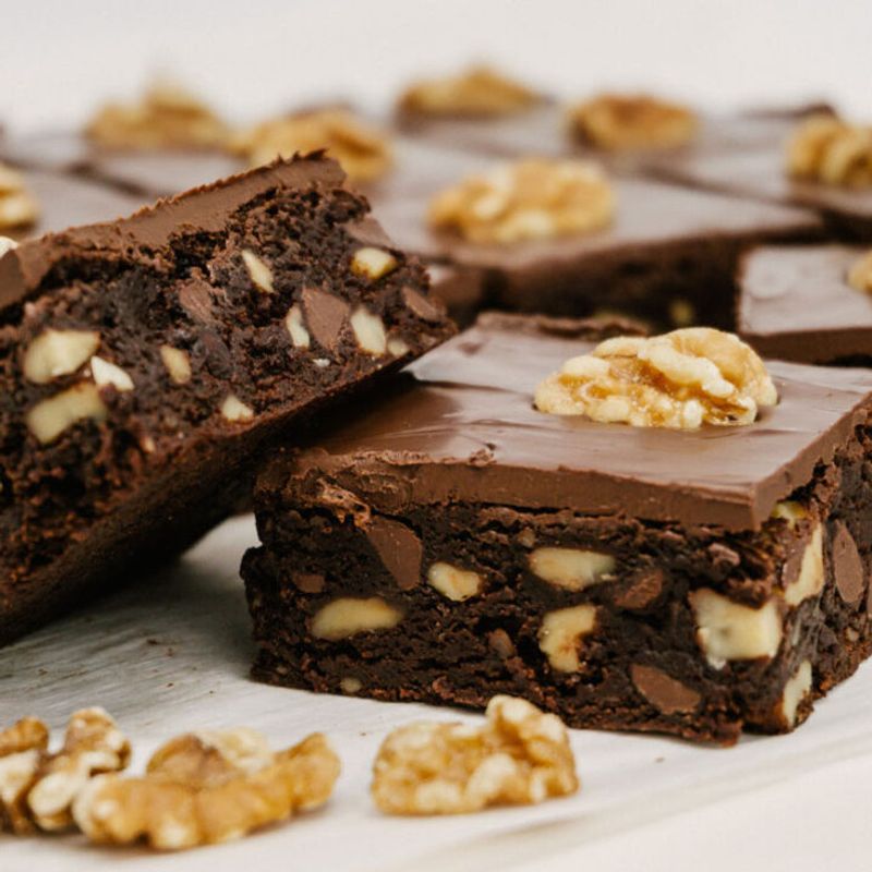 Fudgy Walnut Brownies