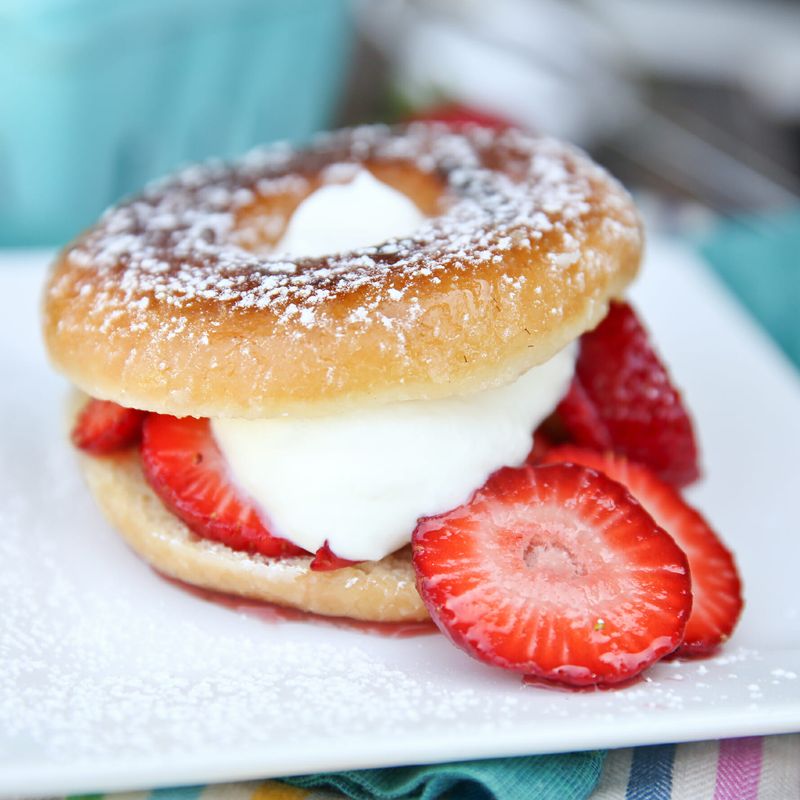 Strawberry Shortcake Donuts