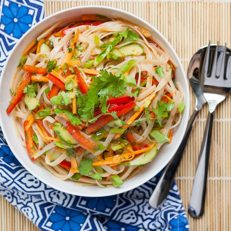 Asian-Inspired Sesame Noodle Knockout