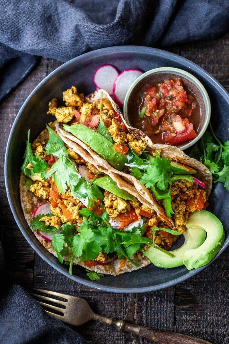 Tofu Scramble Breakfast Tacos