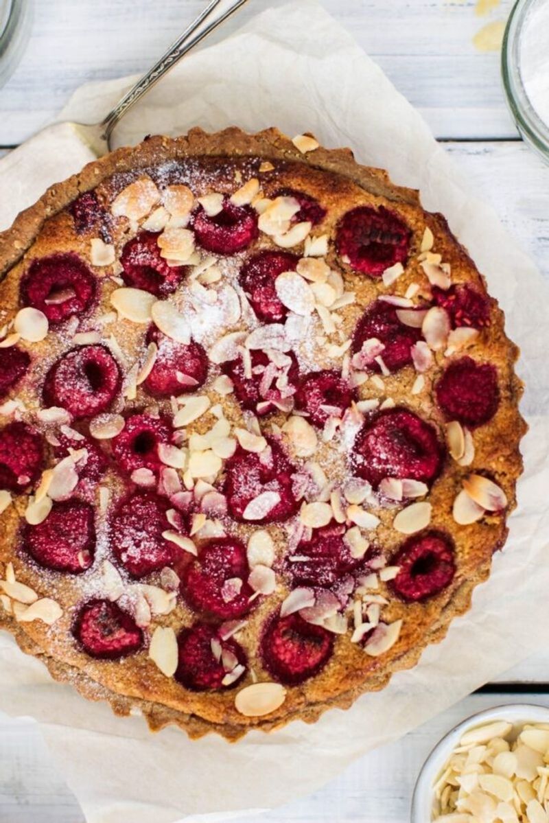 Raspberry Almond Tart