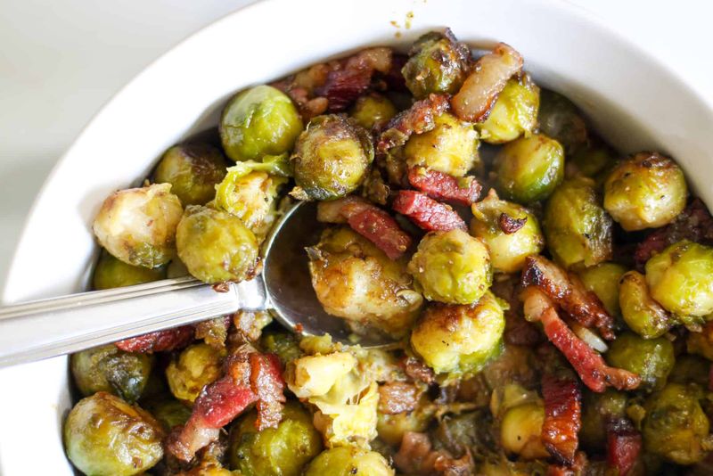 Brussels Sprouts With Bacon (Surprise!)