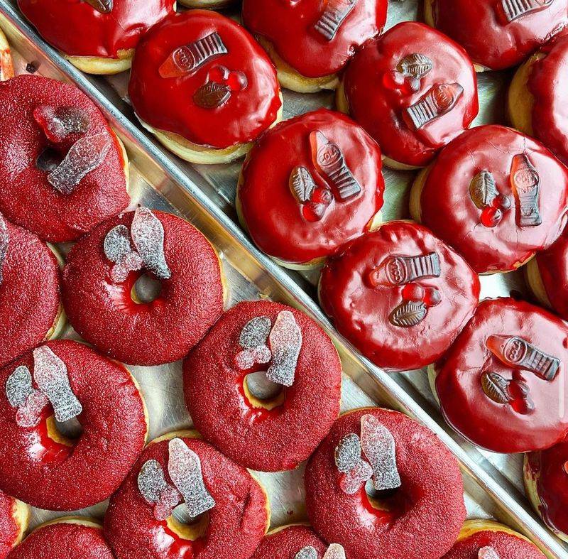 Cherry Cola Donuts