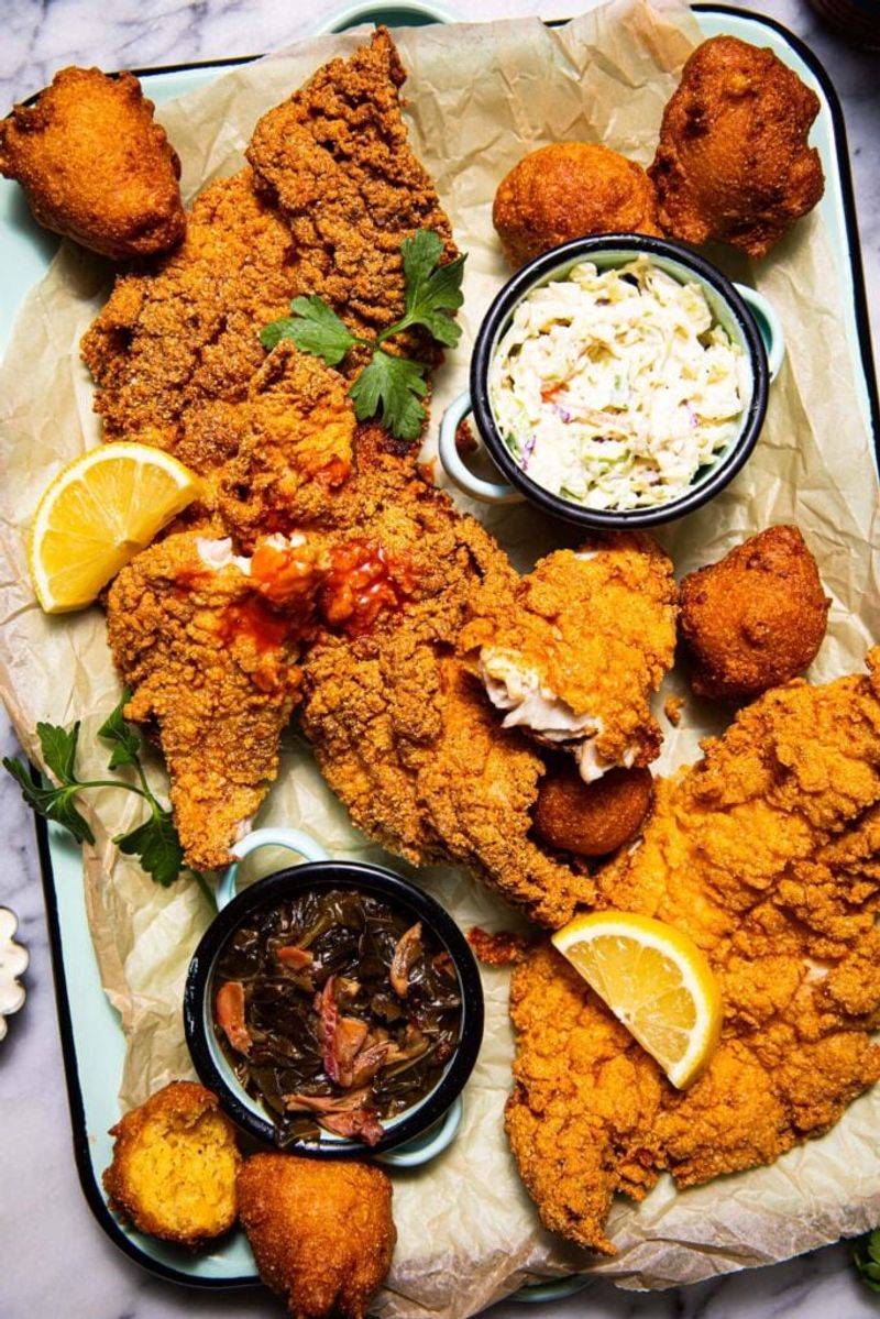 Catfish And Hushpuppies
