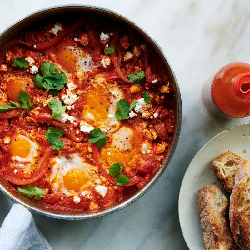 Shakshuka (Eggs In Tomato Sauce)