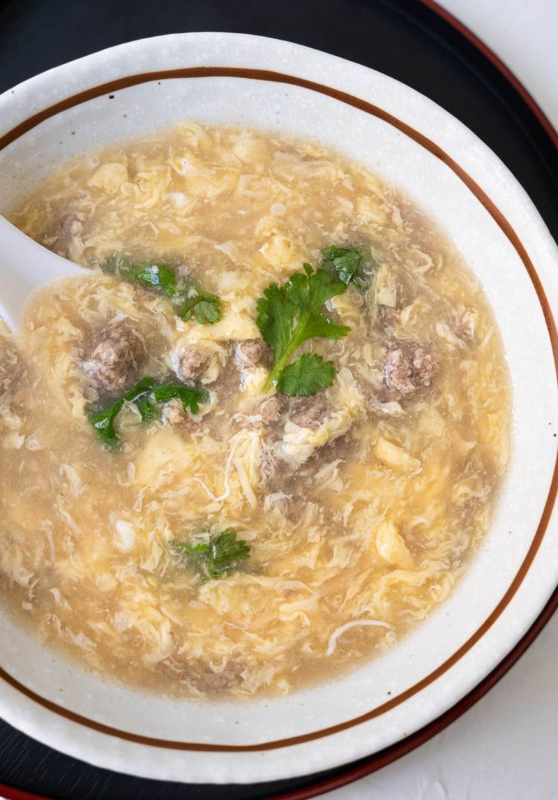 Hot And Sour Soup (From A Buffet)