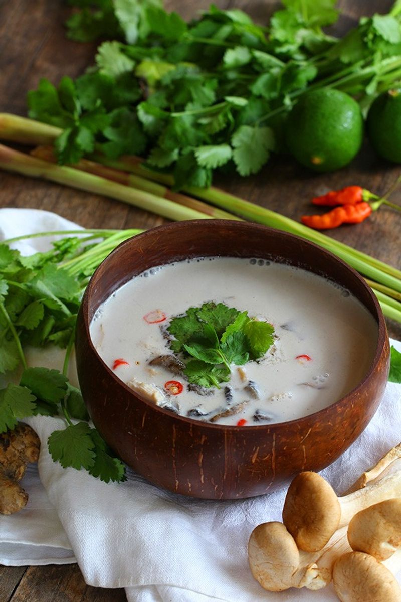 Thai-Inspired Coconut Soup