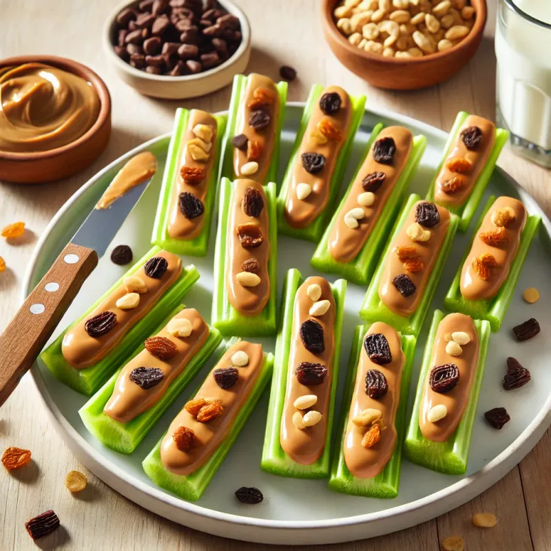 Celery With Almond Butter