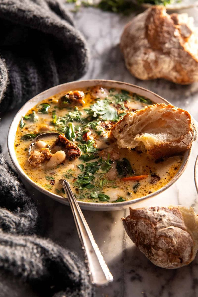 Creamy Tuscan White Bean Soup