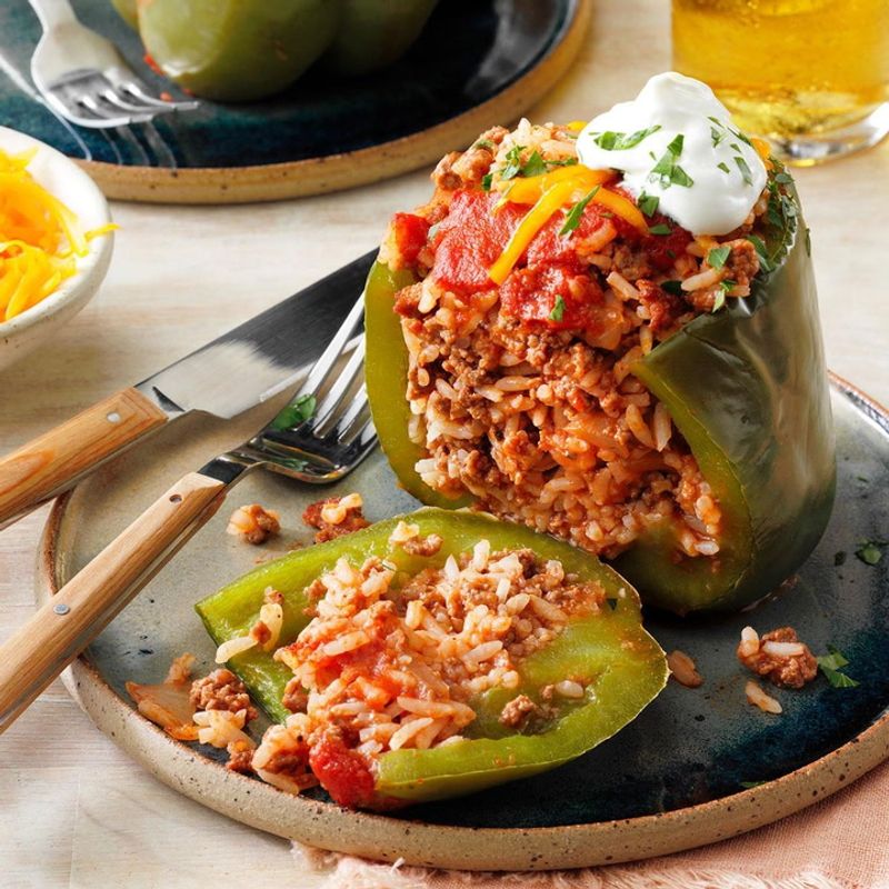 Stuffed Green Peppers