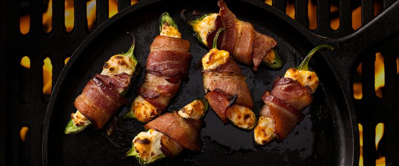 Bacon-Wrapped Jalapeño Poppers