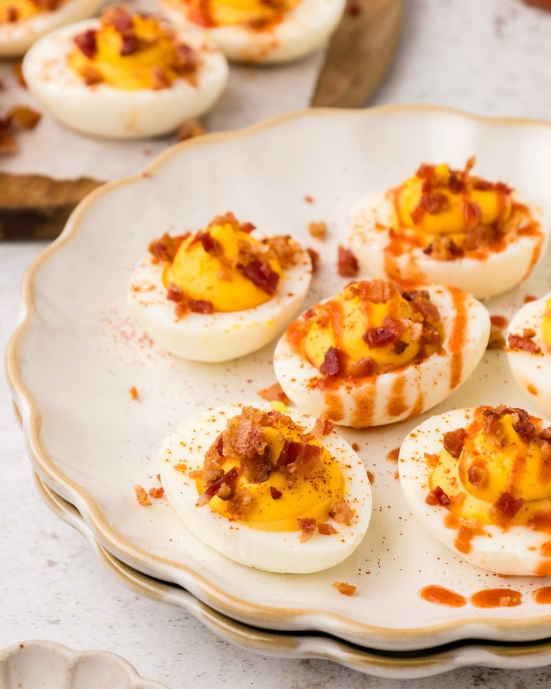 Deviled Eggs With Bacon