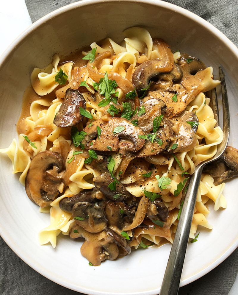 Mushroom Stroganoff
