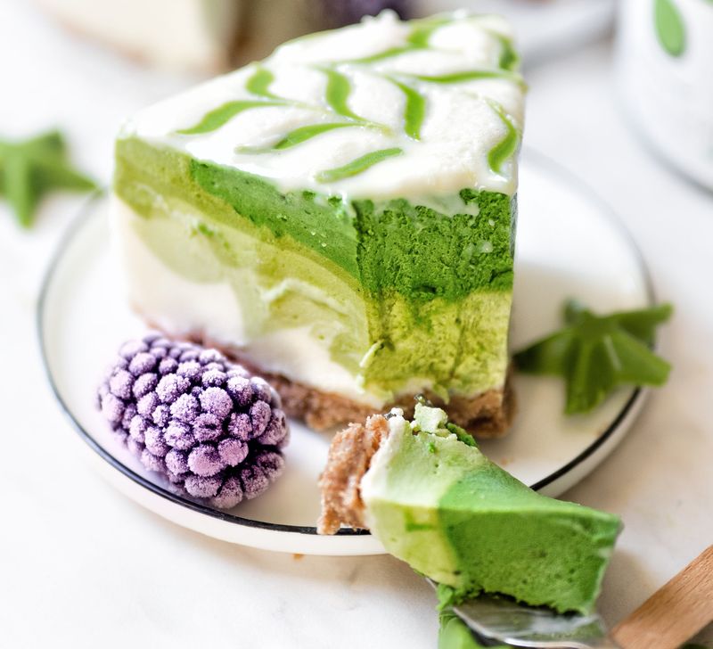 Matcha White Chocolate Mousse