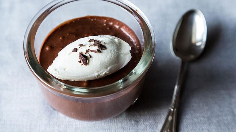 Lavender Chocolate Mousse