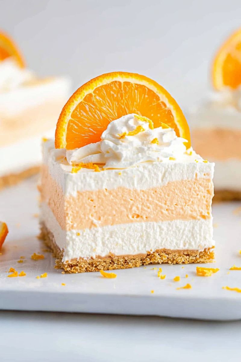 Orange Creamsicle Dream Bars