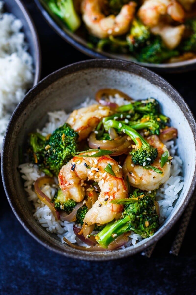 Shrimp And Broccoli Stir-Fry