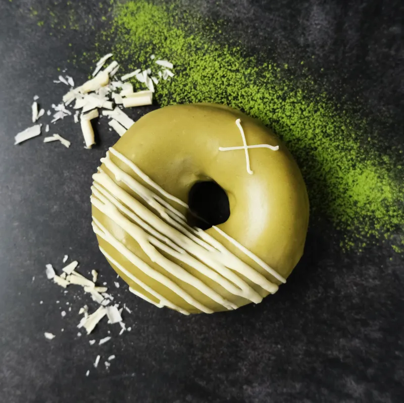 Matcha White Chocolate Rings