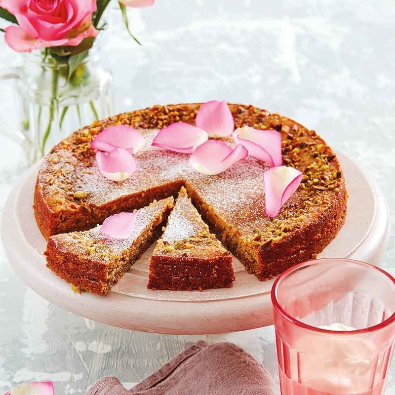 Pistachio Rose Water Cake
