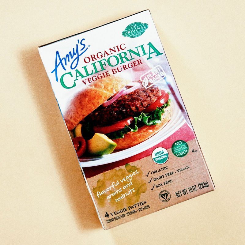 Amy's California Veggie Burger: Mushy Disappointment