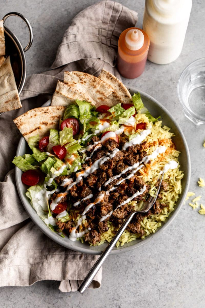 Lamb Over Rice From The Halal Guys