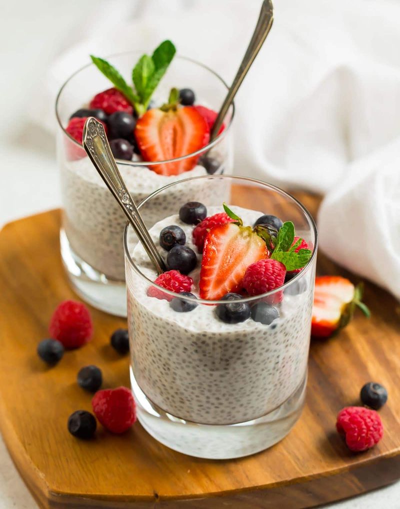 Chia Pudding With Fruit