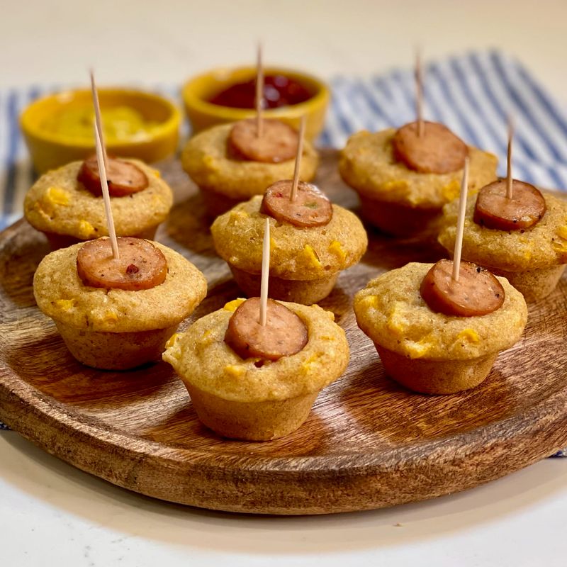 Mini Cornbread Muffin Dogs