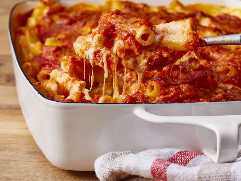 Baked Ziti With Mozzarella