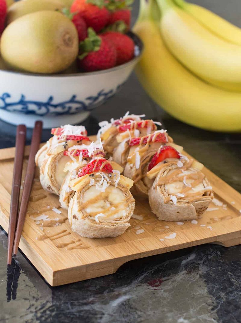 Banana Sushi Rolls