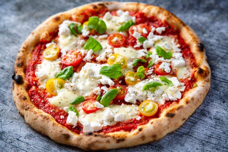 Roasted Tomato And Ricotta Pizza