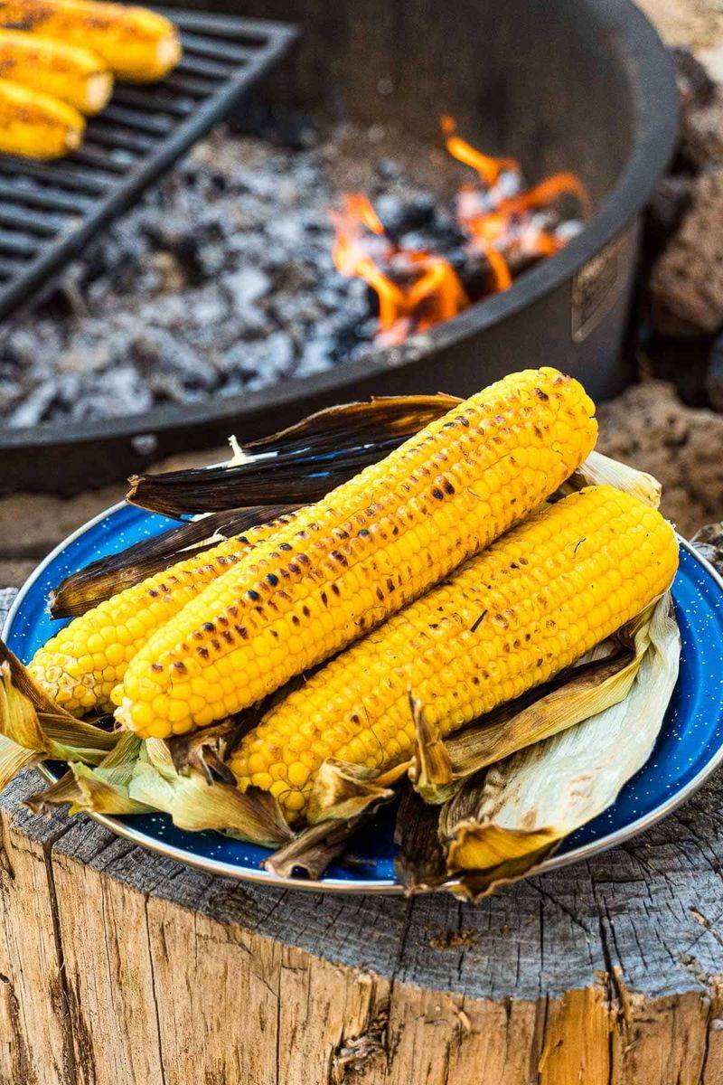 Grilled Corn in Husks