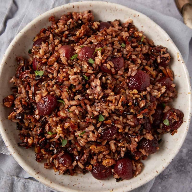 Nutty Wild Rice & Roasted Grape Harvest