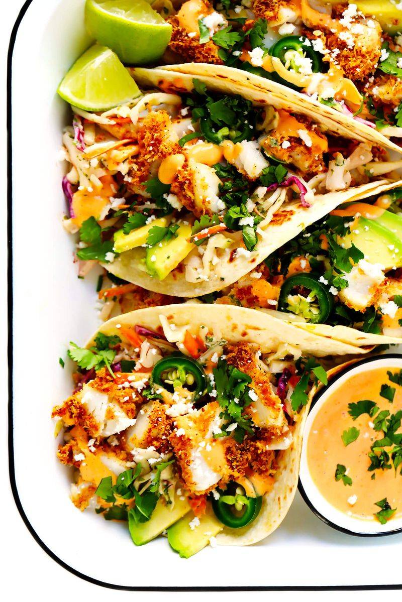 Crispy Fish Tacos With Slaw