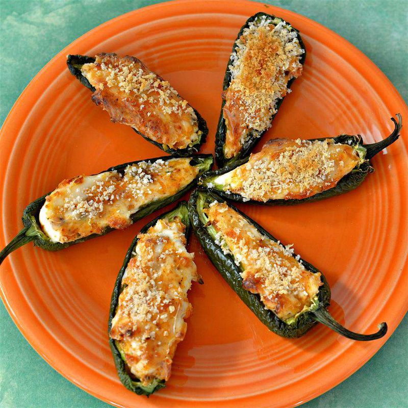 Cheddar-Stuffed Jalapeño Poppers