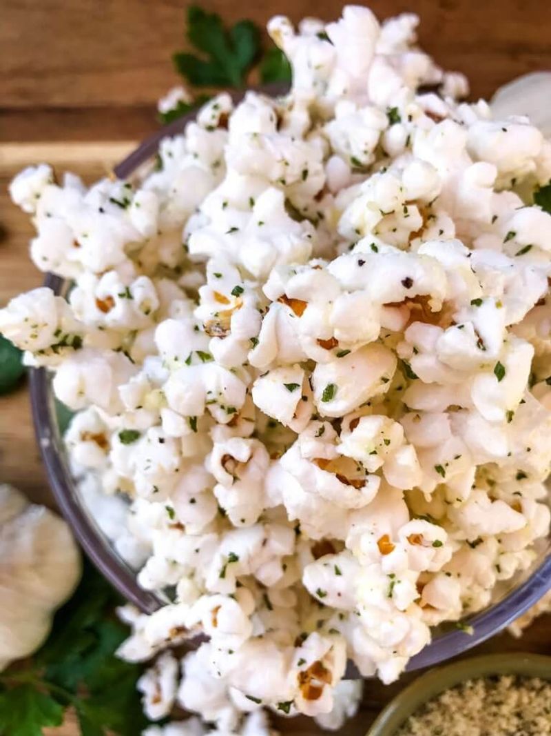 Garlic-Parmesan Popcorn