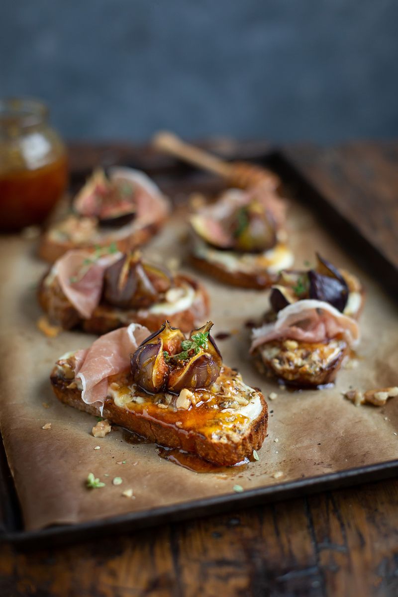 Mascarpone And Fig Tartines