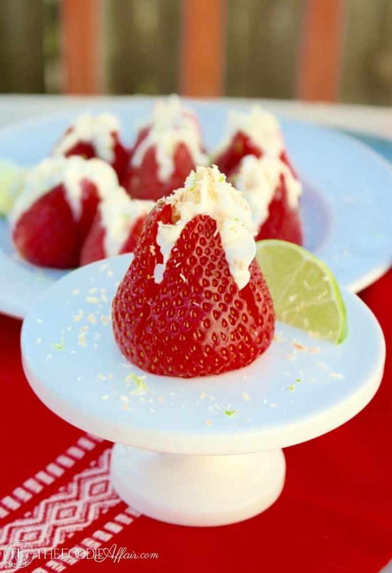 Jello-Stuffed Strawberries