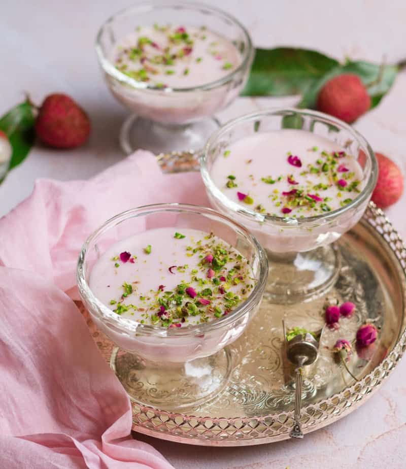 Lychee Rose Semifreddo