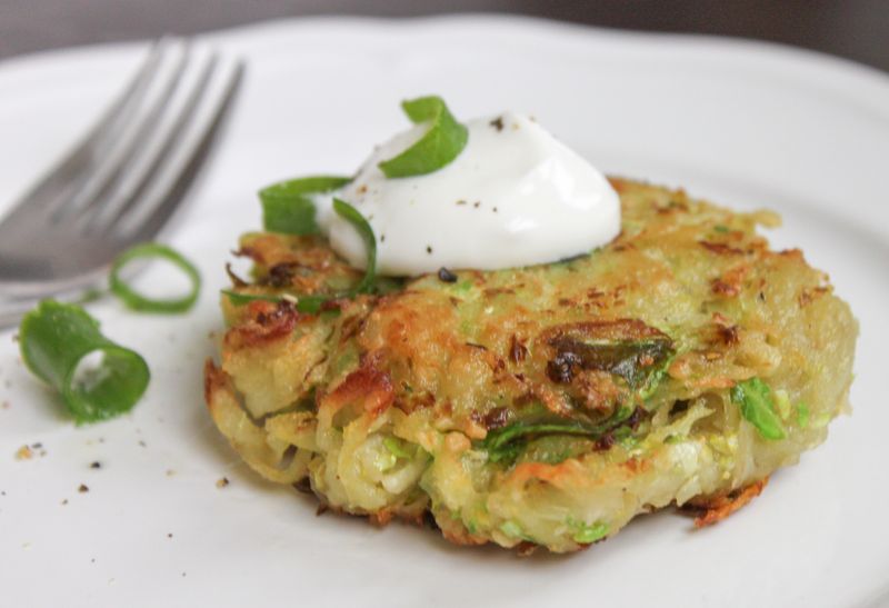 Sprouts And Potato Pancakes