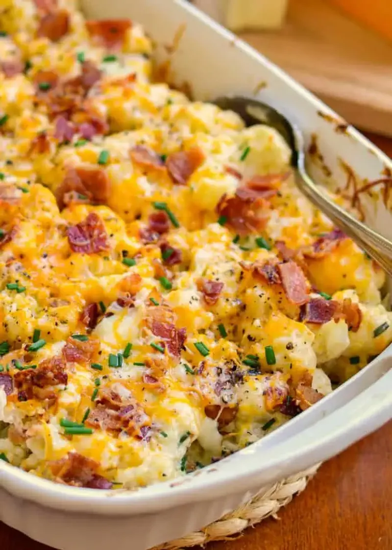 Cheesy Cauliflower Casserole