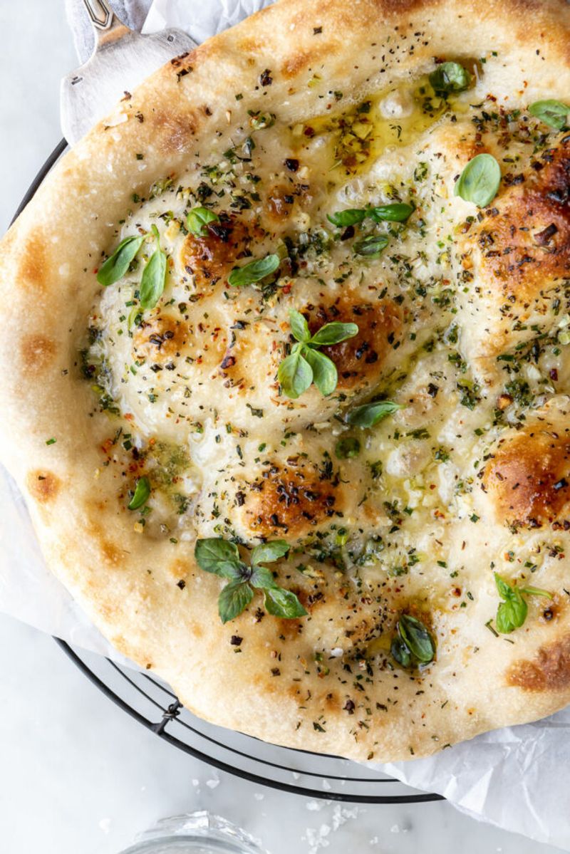 Four Cheese Garlic Herb Pizza