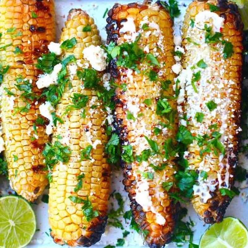 Grilled Corn With Chili Lime Butter
