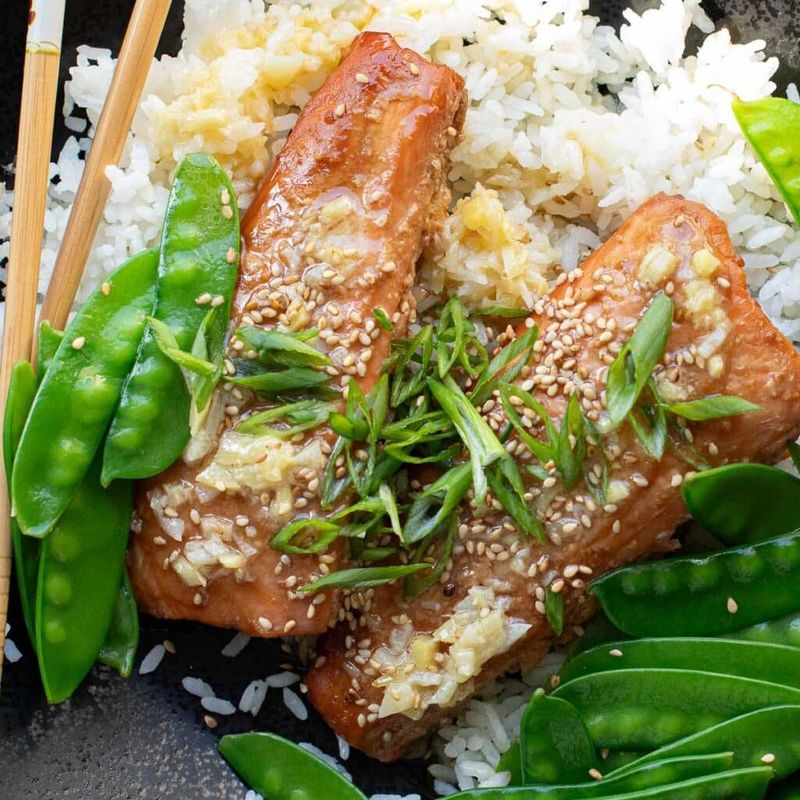 Miso-Glazed Salmon Bowl